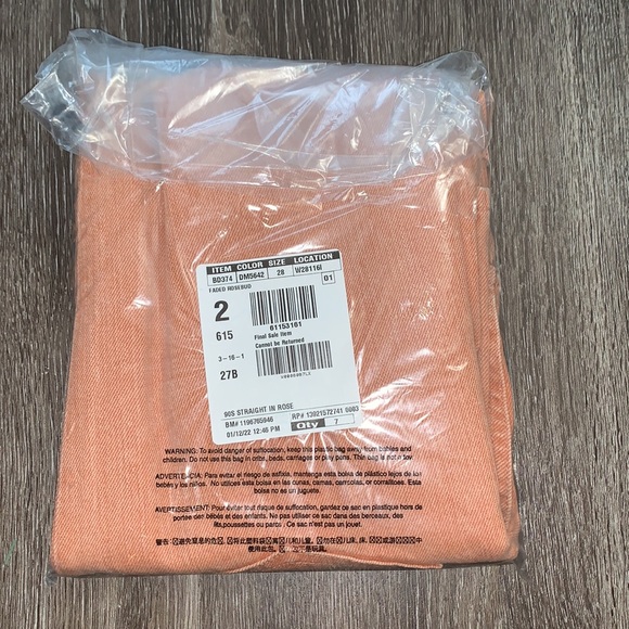 J.Crew High-Rise '90s Classic Straight Jean in Rosebud Wash - Picture 11 of 12